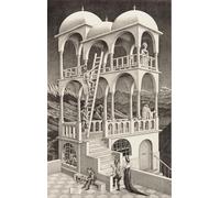 Schwagebo Puzzle 1000 Pezzi Maurits.Cornelis.Escher Poster Riproduzioni Gioco Di Decompressione In Legno Per Adulti Mw70Pa