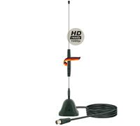 SCHWAIGER 20303 Antenna interna passiva DVB-T2 ricevitore digitale amplificatore antenna interna ricezione HD filtro LTE ricezione TV ricezione radio FM DAB+