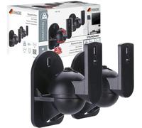 Schwaiger 2x Supporto Altoparlante Coppia Staffa da Parete Supporto Casse