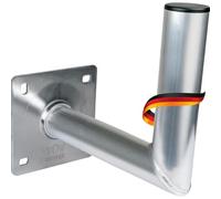 SCHWAIGER 5132 Staffa SAT 25cm Antenna satellitare Sistema satellitare Antenna satellitare SAT Staffa a muro per parabola SAT in alluminio Testato TÜV