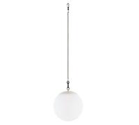 SCHWAIGER 660173 Lampada solare a sospensione a sfera luce da giardino lanterna per esterni RGB LED dimmerabile bianco caldo IP44 Micro-USB incl. telecomando e sospensione