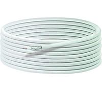 Schwaiger - Cavo coassiale satellitare non confezionato (7 mm, 90 dB, 40 m), colore: Bianco