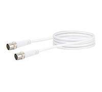 Schwaiger KDSK15 042 cavo coassiale 1,5 m F Bianco
