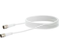 Schwaiger KDSK50 042 cavo coassiale 5 m F Bianco (Schwaiger KDSK50 042 - antennekabel -)