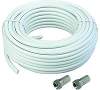 Schwaiger Koaxialkabel 115 dB 2x F-Stecker 15,0 m Wei?