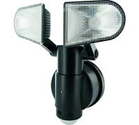 Schwaiger LED220 011 LED sensore della lampada/movimento/Sicurezza con due lampade, plastica, nero, 17,5 x 22,5 x 15,5 cm