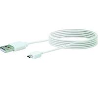 Schwaiger LK200M532 cavo USB USB 2.0 2 m USB A Micro-USB A Bianco (Schwaiger - USB-kabel - USB til Micro-) NEW