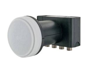 Schwaiger LNB4 LNB Quad Numero utenti: 4 Diametro: 40 mm con Switch Grigio chi