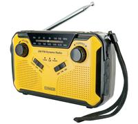 Schwaiger Radio per esterni FM, AM, FM Manovella, Pannello solare, antispruzzo