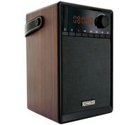 Schwaiger Radiowecker Portatile Bluetooth Nero LED Display Con Modalità Sleep
