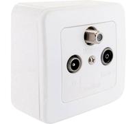 Schwaiger RDS908531 Presa per antenna SAT, TV, Onde ultracorte Da parete Presa