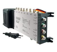 Schwaiger SEW4058531 - Commutatore satellitare 5 entrate 8 satelliti, colore: Argento