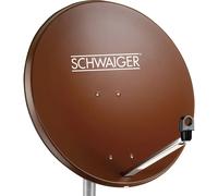 Schwaiger SPI996.2 Antenna SAT 80 cm Materiale riflettente: Acciaio Rosso
