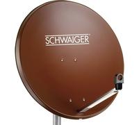 Schwaiger SPI996.2 Antenna SAT 80 cm Materiale riflettente: Acciaio Rosso matt