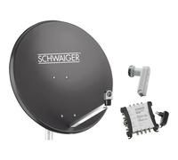 Schwaiger SPI9961SET6 Sistema SAT senza ricevitore Numero utenti: 8 80 cm