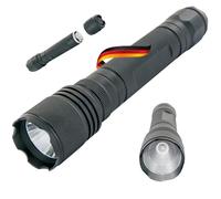 SCHWAIGER TLED400S 533 LED torcia a mano torcia luce di emergenza batteria IPX4 resistente agli spruzzi d'acqua alluminio illuminazione durata 5h 20m portata 210 lumen campeggio escursioni emergenze