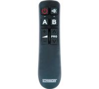 SCHWAIGER UFB1000 533 Telecomando universale Telecomando a 8 tasti per anziani Telecomando sostitutivo per TV Telecomando semplificato per tutti i televisori incl. batterie
