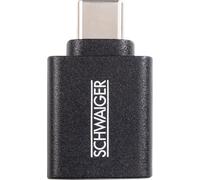 SCHWAIGER USB Adapter USB 3.1C->USB 3.0A Black