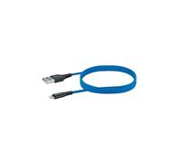 SCHWAIGER USB-CABLE 2.0 M. A-APPLE LIGHTNING 1,2M AZUL