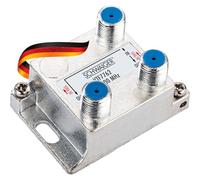 SCHWAIGER VTF7762 531 Distributore SAT a 2 Vie Digitale BK Cavi Splitter SAT 5-2400 MHz Doppio distributore satellitare 110dB SAT-TV DVB-S2 Televisione Via Cavo