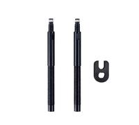 Schwalbe 3462, Ventilverlängerung 65 mm 2er Unisex Adulto, Neutro, (10 Set im Beutel) Aluminium, Schwarz mit Gewinde