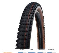 SCHWALBE 4026495910538, Copertoncino.SW 29x2.25 Wicked Will TRSK SUPRACE SPGRIP