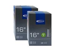 Schwalbe AV3 - Tubo interno nero, 40,6 cm, confezione da 2