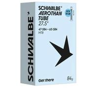 Schwalbe Camera D´aria Aerothan Scv14-ae 27.5´´ Click Dunlop Translucent Amber / Light Grey