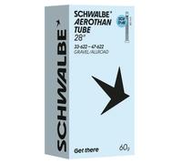 Schwalbe Camera D´aria Aerothan Scv17-ae 28´´ Click Dunlop 60 Mm Translucent Amber / Light Grey
