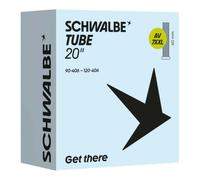 Schwalbe - 20'' (90/120-406) AV7XXL TR4 - Camera d'aria bicicletta 20'' - 90/120-406 nero