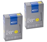 Schwalbe Camera d'aria per bici da strada, 700 x 18-28c, valvola Presta lunga 60 mm (coppia)