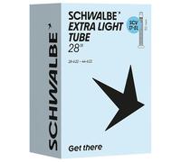 Schwalbe Camera d'aria SCV17-EL EXTRA Light 28/44-622 IB Black 50 mm