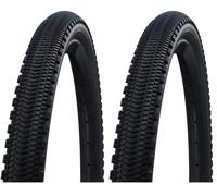 Schwalbe Cop.SW 700x45 G-One Overland 365 NE/NE Ref RAC TLE, Pneumatico Unisex-Adult, Nero, 28 (EU) (Confezione da 2)