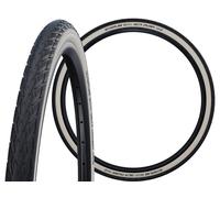 Schwalbe detla cruiser plus 26 tubetype rigide kguard active line sbc e 25 city tire reflex black white