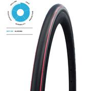 Schwalbe One Tube Type Performance Folding Tire - 25-622 - red stripes taglia unica
