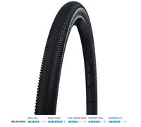 Schwalbe G-One Allround Performance RaceGuard TLE Folding Tyre Nero Taglia unica