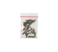 Schwalbe Kit 50 Pezzi Inserto Valvola AV/Schrader Corto Argento