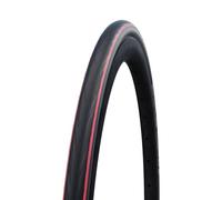 Schwalbe Lugano 2, Copertone Unisex Adulto, Nero/Rosso, 28'700x25C 25-622