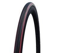 Schwalbe Lugano 2, Copertone Unisex Adulto, Nero/Rosso, 28'700x25C 25-622