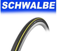 Schwalbe Lugano 700 X 25C (25-622) K-Guard Strada Gomma Della Bici - Nero/Giallo