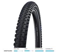 Schwalbe Marathon Plus Tour Smartguard Dual 27.5´´ X 2.10 Rigid Mtb Tyre Nero 27.5´´ x 2.10 Black Reflex