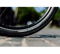 Schwalbe Motion Big Apple - Pneumatico per bicicletta, 16 x 2,00, composto verde Addix, 50-305 ETRTO, E-25, adatto per pneumatici da bicicletta, colore: nero con strisce riflettenti