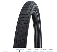 Pneumatico Schwalbe SUPER MOTO-X 20x4.00 (100-406) Filo Performance Line ADDIX N
