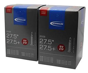 Schwalbe SV21F, Tubo Interno, Nero, 27.5'', Confezione da 2