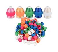 Schwamm 100 Pezzi Porta/Bobina Huggers per Mantenere la Bobina di Pulita e Organizzata per Le Bobine di Macchina da Cucire e Ricamare A