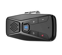 Schwamm Kit vivavoce Bluetooth per auto, ricevitore Bluetooth senza fili con microfono Bluetooth 5.0, spegnimento automatico e connessione automatica