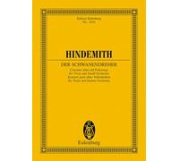 Schwanendreher Viola/orch: Concerto after old Folksongs. viola and small orchestra. Partition d'étude.