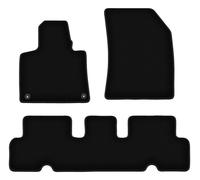 Schwarze Velours-Teppiche BASIC für: Citroen C4 Spacetourer Minivan (2013-2018)