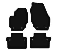 Schwarze Velours-Teppiche BASIC für Volvo S80 II Limousine (2006-2016)