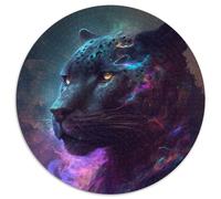 Schwarzer Leopard Puzzle für Erwachsene, 1000 Teile, Puzzles für Erwachsene, anspruchsvolle DIY-Kunst für Enthusiasten, perfektes Geschenk zur Entspannung, 1000 Teile (67,5x67,5cm)